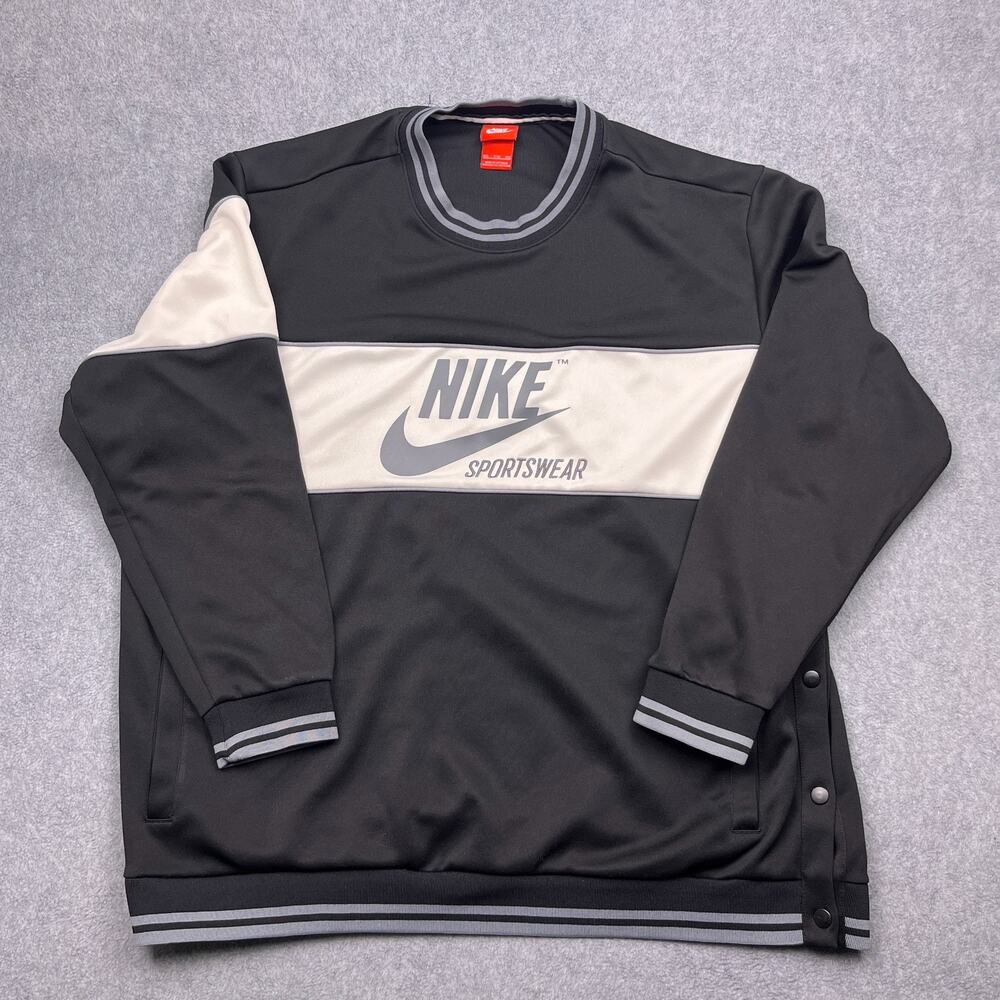 nike sportswear sweatshirt black pullover xxl